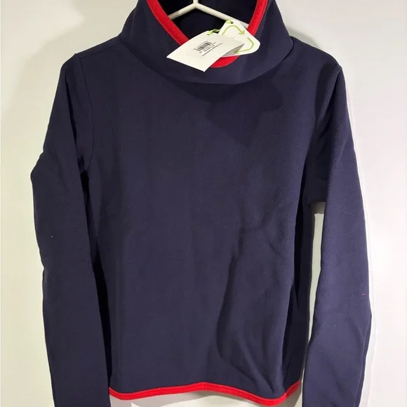 Dudley Stephens Navy Park Slope with Red Tipping in Vello Fleece NWT - Picture 1 of 5